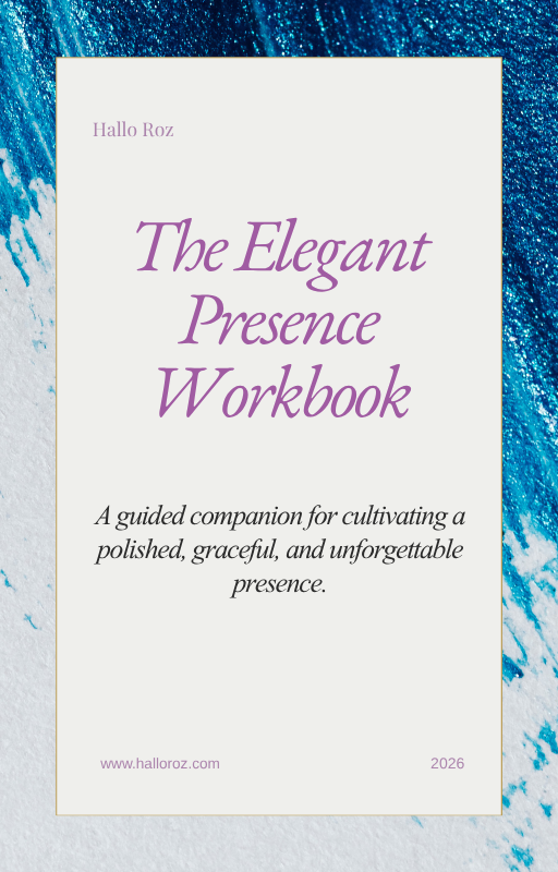 The Elegant Presence Workbook PDF cover — elegant presence companion workbook